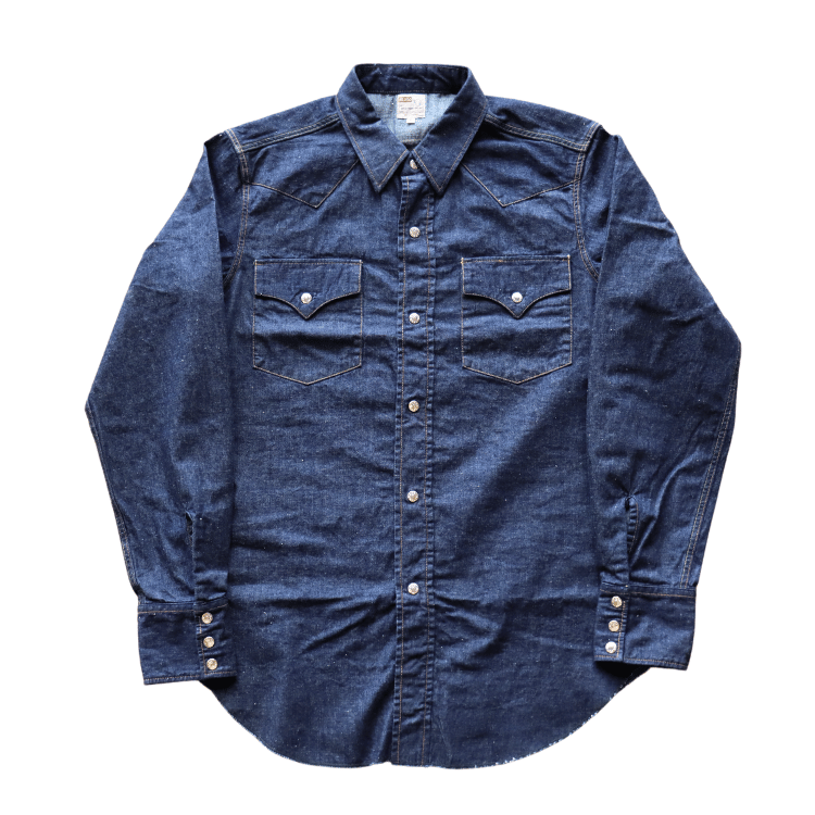 JELADO ジェラード Vaquero Shirt  JP11115 長袖デニムウェスタンシャツ ショートホーン