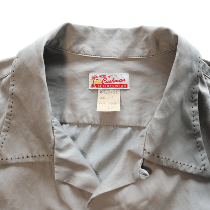 CUSHMAN クッシュマン 25490 R/C HAND STICH OPEN COLLAR SHIRTS レーヨンコットンハンドステッチ オープンカラーシャツ 長袖