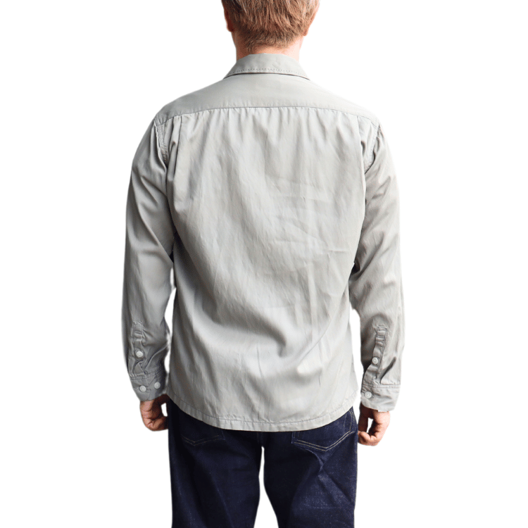 CUSHMAN クッシュマン 25490 R/C HAND STICH OPEN COLLAR SHIRTS レーヨンコットンハンドステッチ オープンカラーシャツ 長袖