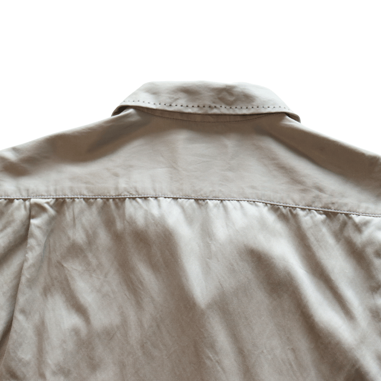 CUSHMAN クッシュマン 25490 R/C HAND STICH OPEN COLLAR SHIRTS レーヨンコットンハンドステッチ オープンカラーシャツ 長袖