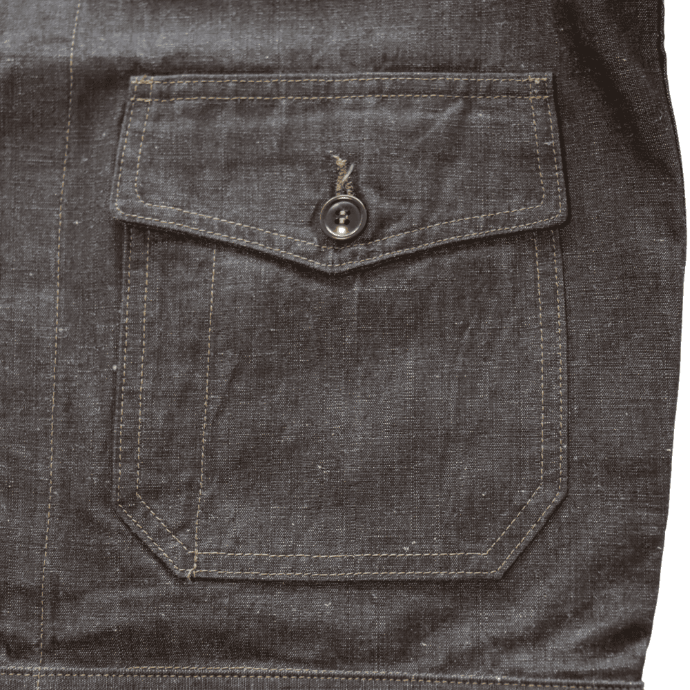 Mister Freedom×SUGAR CANE ミスターフリーダム×シュガーケーン SC15704 NOS Brown Chambray ”WILD CAT” Zip Jacket ワイルドキャット ジップジャケット エルボパッチ Mada in USA