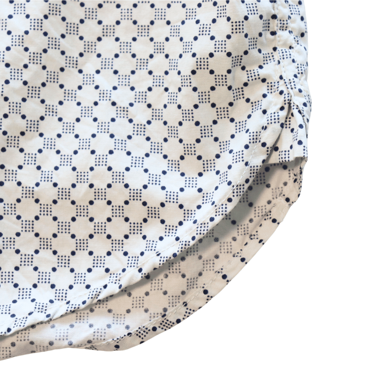 CUSHMAN クッシュマン 25489 DOT PRINT WORK SHIRTS ドットプリントワークシャツ 長袖