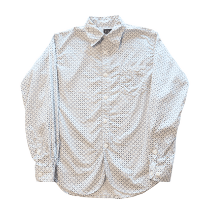 CUSHMAN クッシュマン 25489 DOT PRINT WORK SHIRTS ドットプリントワークシャツ 長袖
