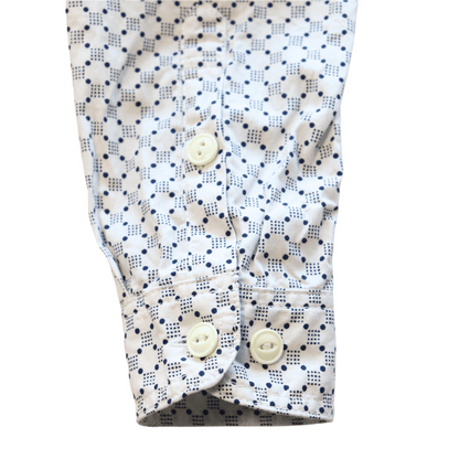 CUSHMAN クッシュマン 25489 DOT PRINT WORK SHIRTS ドットプリントワークシャツ 長袖