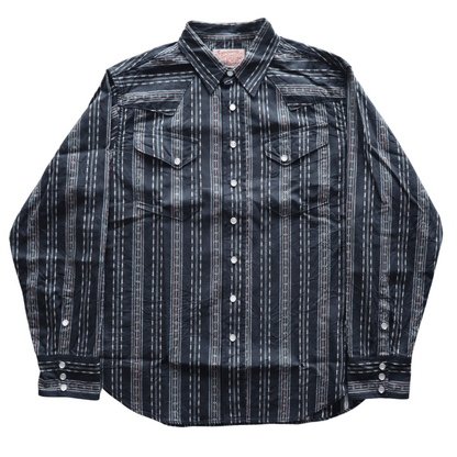 SUGAR CANE シュガーケーン SC29463 NATIVE AMERICAN DOBBY STRIPE L/S WESTERN SHIRT ネイティブアメリカドビーストライプ長袖ウエスタンシャツ