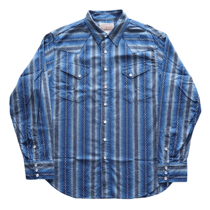 SUGAR CANE シュガーケーン SC29463 NATIVE AMERICAN DOBBY STRIPE L/S WESTERN SHIRT ネイティブアメリカドビーストライプ長袖ウエスタンシャツ