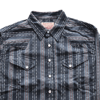SUGAR CANE シュガーケーン SC29463 NATIVE AMERICAN DOBBY STRIPE L/S WESTERN SHIRT ネイティブアメリカドビーストライプ長袖ウエスタンシャツ