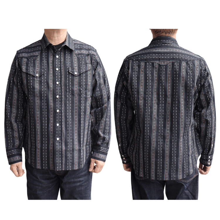 SUGAR CANE シュガーケーン SC29463 NATIVE AMERICAN DOBBY STRIPE L/S WESTERN SHIRT ネイティブアメリカドビーストライプ長袖ウエスタンシャツ