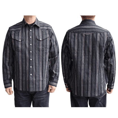 SUGAR CANE シュガーケーン SC29463 NATIVE AMERICAN DOBBY STRIPE L/S WESTERN SHIRT ネイティブアメリカドビーストライプ長袖ウエスタンシャツ