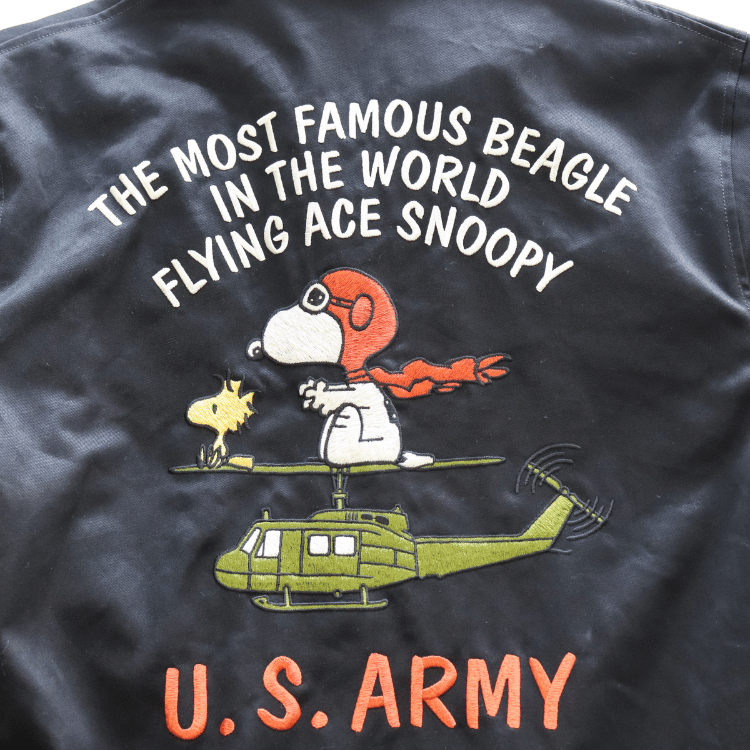 TOYS McCOY トイズマッコイ SOUVENIR JACKET SNOOPY "U. S. ARMY FLYING ACE"  TMJ2504 スーベニアジャケット スヌーピー  U.S.ARMY ベトジャン