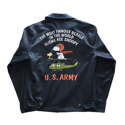 TOYS McCOY トイズマッコイ SOUVENIR JACKET SNOOPY "U. S. ARMY FLYING ACE"  TMJ2504 スーベニアジャケット スヌーピー  U.S.ARMY ベトジャン