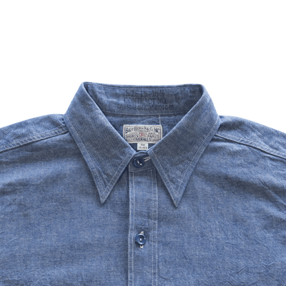 BUZZ RICKSON'S バズリクソンズ BR35856  BLUE CHAMBRAY WORK SHIRT  ブルーシャンブレーワークシャツ