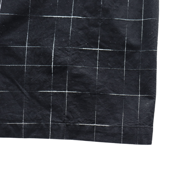 STUDIO D'ARTISAN ステュディオダルチザン  5720 KYOUTO BLACK DYEING KASURI SHIRT 京黒紋付染 絣 半袖シャツ