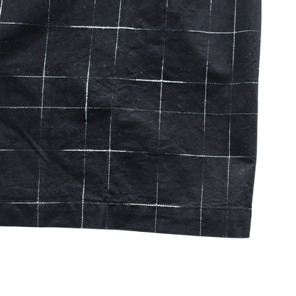 STUDIO D'ARTISAN ステュディオダルチザン  5720 KYOUTO BLACK DYEING KASURI SHIRT 京黒紋付染 絣 半袖シャツ