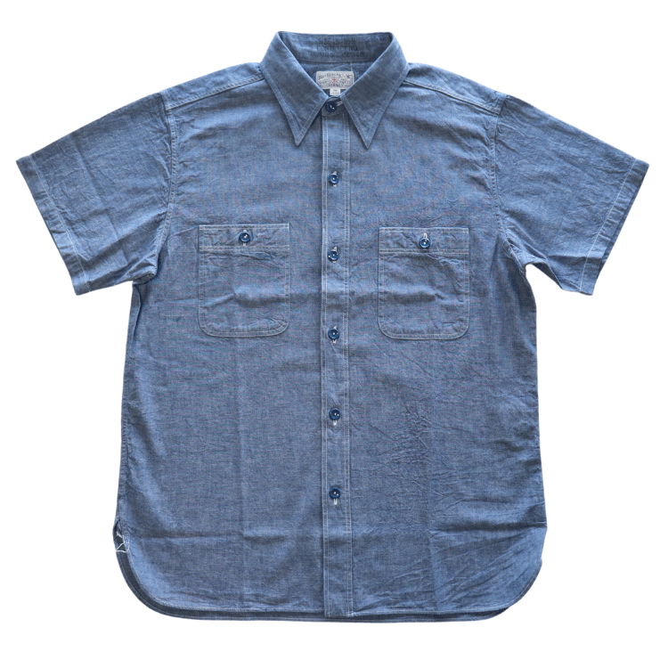 BUZZ RICKSON'S バズリクソンズ BR35856  BLUE CHAMBRAY WORK SHIRT  ブルーシャンブレーワークシャツ