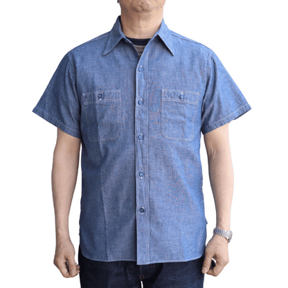BUZZ RICKSON'S バズリクソンズ BR35856  BLUE CHAMBRAY WORK SHIRT  ブルーシャンブレーワークシャツ