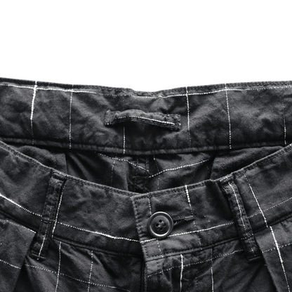 STUDIO D'ARTISAN ステュディオダルチザン 1900 KYOUTO BLACK DYEING KASURI SHORTS 京黒紋付染 絣 ショート パンツ