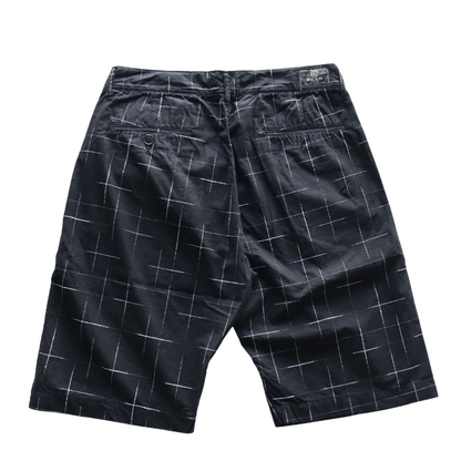 STUDIO D'ARTISAN ステュディオダルチザン 1900 KYOUTO BLACK DYEING KASURI SHORTS 京黒紋付染 絣 ショート パンツ
