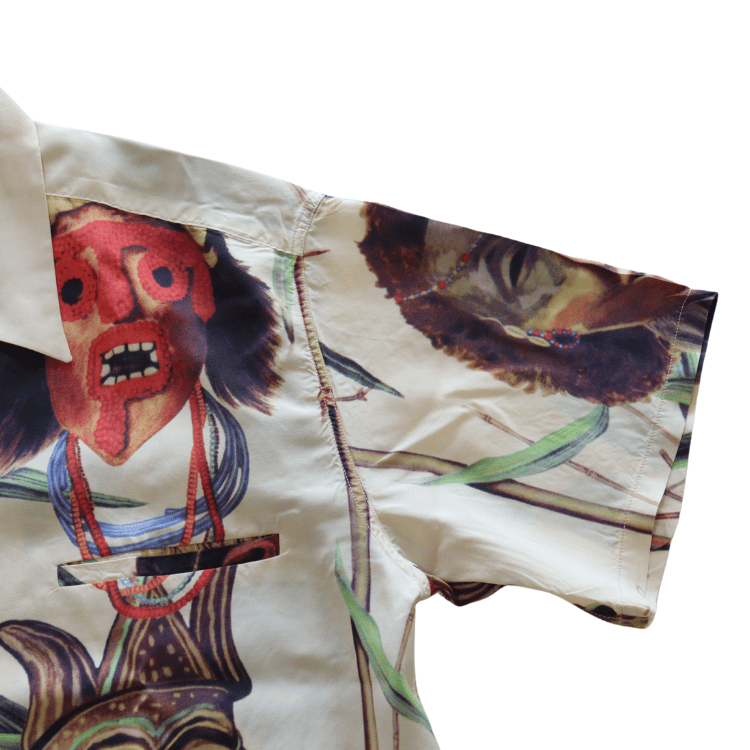 SUN SURF サンサーフ SS39481 SUN SURF SPECIAL EDITION “BATTLE MASK” ハワイアンシャツ アロハシャツ バトルマスク