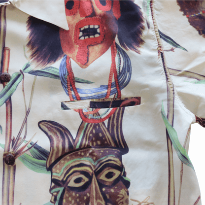 SUN SURF サンサーフ SS39481 SUN SURF SPECIAL EDITION “BATTLE MASK” ハワイアンシャツ アロハシャツ バトルマスク