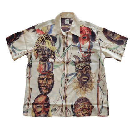 SUN SURF サンサーフ SS39481 SUN SURF SPECIAL EDITION “BATTLE MASK” ハワイアンシャツ アロハシャツ バトルマスク