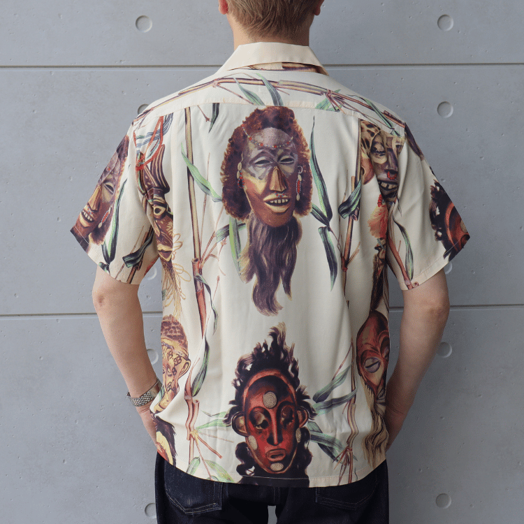 SUN SURF サンサーフ SS39481 SUN SURF SPECIAL EDITION “BATTLE MASK” ハワイアンシャツ アロハシャツ バトルマスク