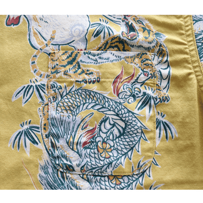 STUDIO D'ARTISAN ステュディオダルチザン　5721 トルネード豚アロハシャツ