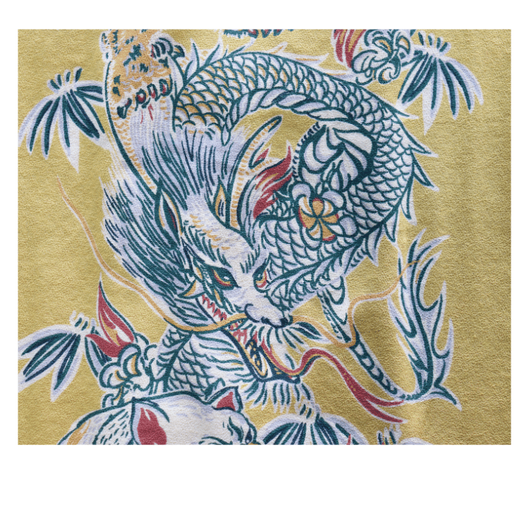 STUDIO D'ARTISAN ステュディオダルチザン　5721 トルネード豚アロハシャツ