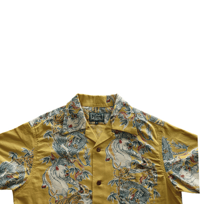 STUDIO D'ARTISAN ステュディオダルチザン　5721 トルネード豚アロハシャツ