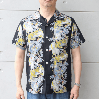 STUDIO D'ARTISAN ステュディオダルチザン　5721 トルネード豚アロハシャツ