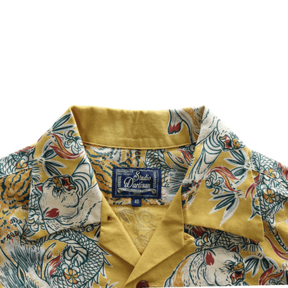 STUDIO D'ARTISAN ステュディオダルチザン　5721 トルネード豚アロハシャツ