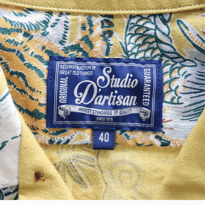 STUDIO D'ARTISAN ステュディオダルチザン　5721 トルネード豚アロハシャツ