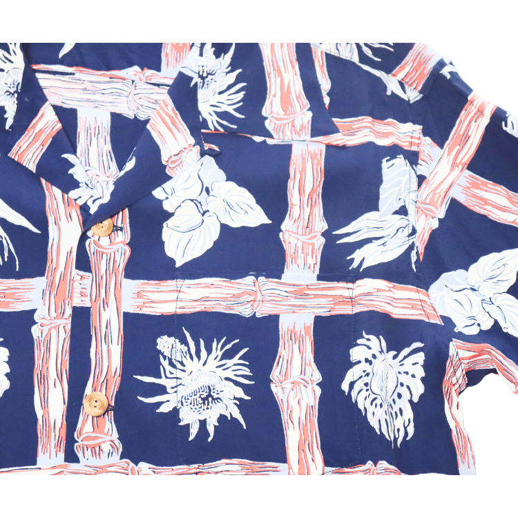 SUN SURF サンサーフ SS39419 RAYON HAWAIIAN SHIRT “ISLAND PLANTS” レーヨンハワイアンシャツ  カメハメハ・ガーメント アイランドプランツ
