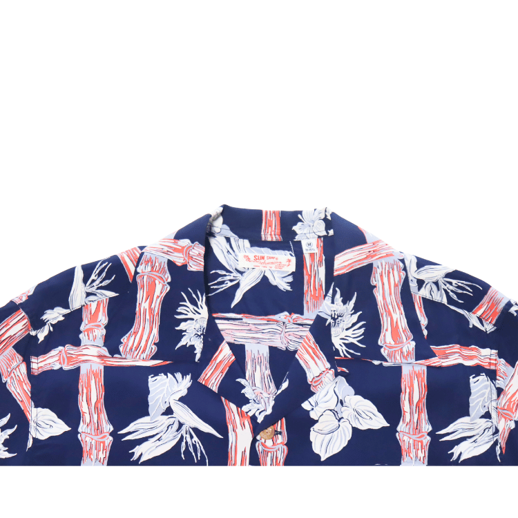 SUN SURF サンサーフ SS39419 RAYON HAWAIIAN SHIRT “ISLAND PLANTS” レーヨンハワイアンシャツ  カメハメハ・ガーメント アイランドプランツ
