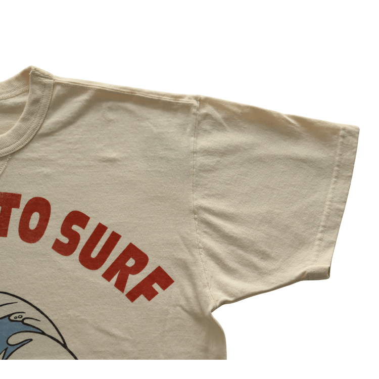 TOYS McCOY トイズマッコイ TMC2504 CASPER TEE "IT'S SAFE TO SURF" プリントTシャツ キャスパー