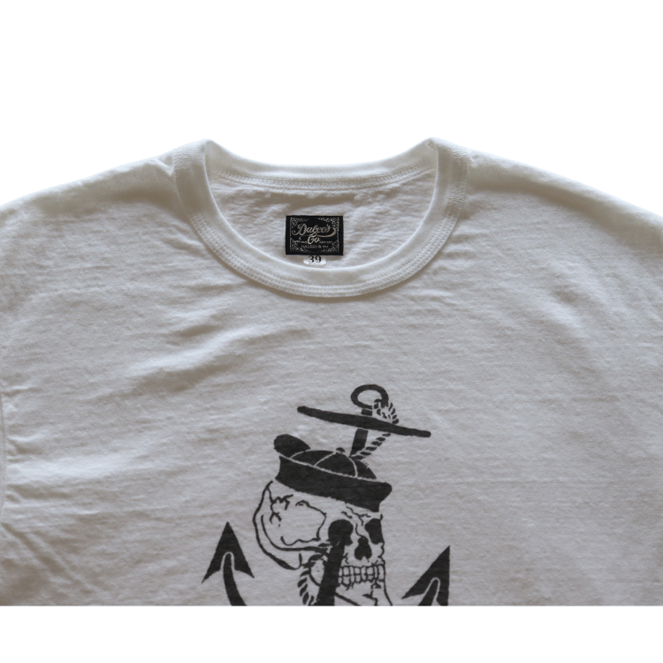 DALEE'S&CO ダリーズ by DELUXEWARE  RGT2025-A SEAMAN シーマン 1920年代 7oz超伸縮 クラシック半袖Tシャツ