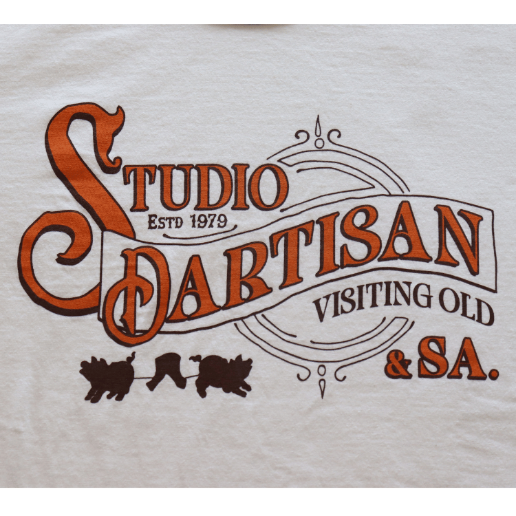 STUDIO D'ARTISAN ステュディオダルチザン 8177 リンガープリントTシャツ