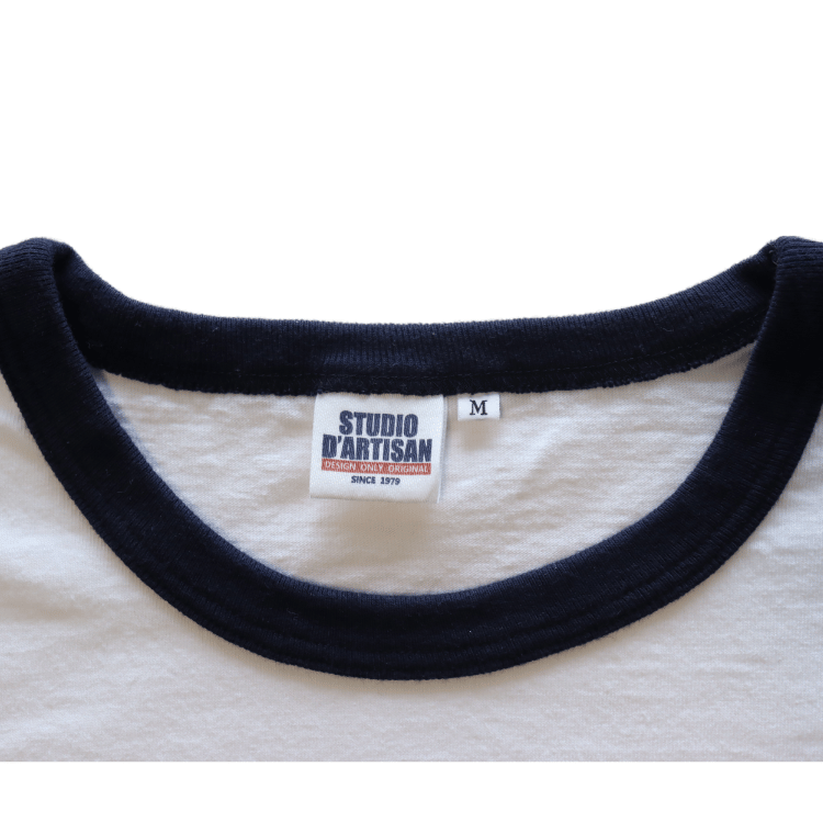 STUDIO D'ARTISAN ステュディオダルチザン 8177 リンガープリントTシャツ