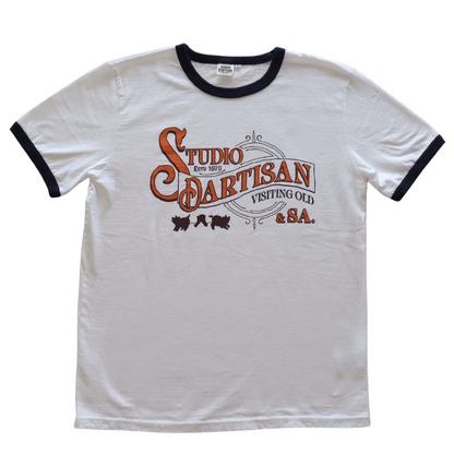 STUDIO D'ARTISAN ステュディオダルチザン 8177 リンガープリントTシャツ
