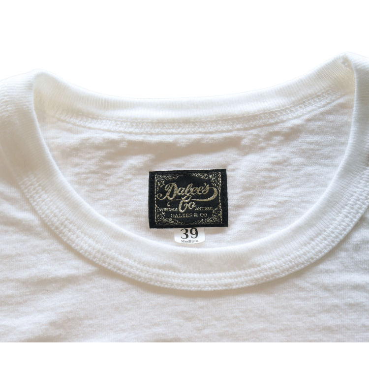 DALEE'S&CO ダリーズ by DELUXEWARE  RGT2025-A SEAMAN シーマン 1920年代 7oz超伸縮 クラシック半袖Tシャツ