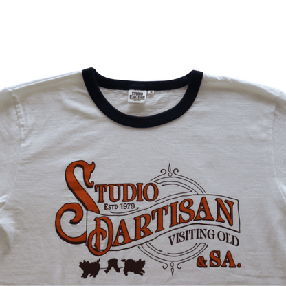 STUDIO D'ARTISAN ステュディオダルチザン 8177 リンガープリントTシャツ