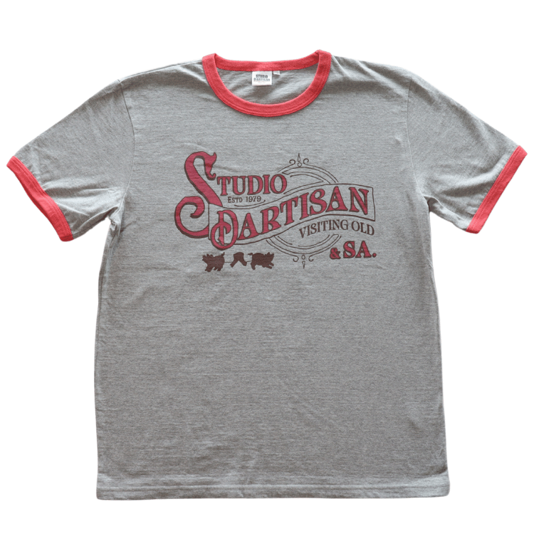 STUDIO D'ARTISAN ステュディオダルチザン 8177 リンガープリントTシャツ