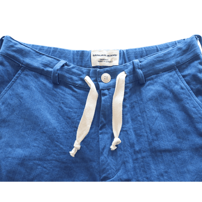 SAMURAI JEANS サムライジーンズ SJSP25-AHB 藍浅葱へリンボンイージーショーツ