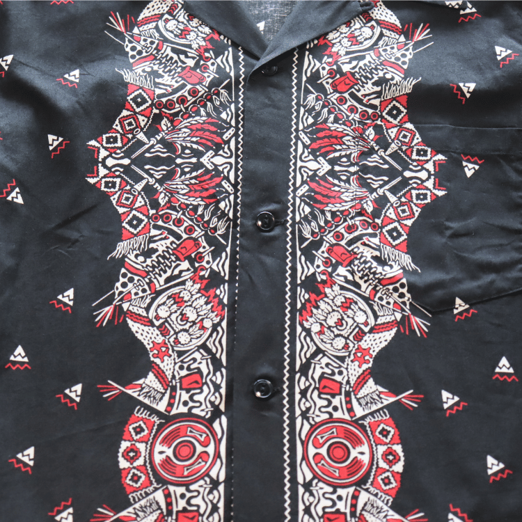 SUGAR CANE シュガーケーン SC39466 NATIVE AMERICAN BANDANA PRINT OPEN SHIRT ネイティブアメリカンバンダナプリントオープンシャツ