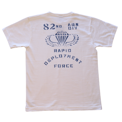 BUZZ RICKSON'S バズリクソンズ BR79564 SLUB YARN T-SHIRT "82nd AIRBORNE DIV."スラブヤーン Tシャツ