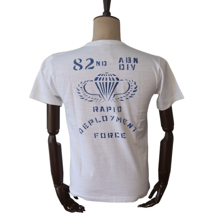 BUZZ RICKSON'S バズリクソンズ BR79564 SLUB YARN T-SHIRT "82nd AIRBORNE DIV."スラブヤーン Tシャツ