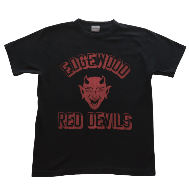 CUSHMAN クッシュマン RECYCLE COTTON TEE "RED DEVILS" 26864 リサイクルコットンT レッドデビルス