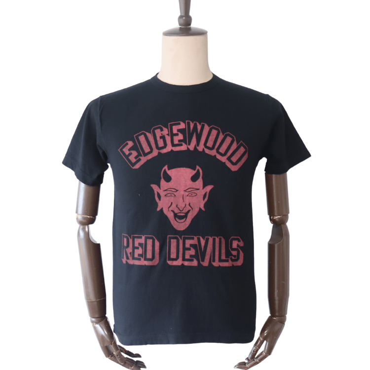 CUSHMAN クッシュマン RECYCLE COTTON TEE "RED DEVILS" 26864 リサイクルコットンT レッドデビルス