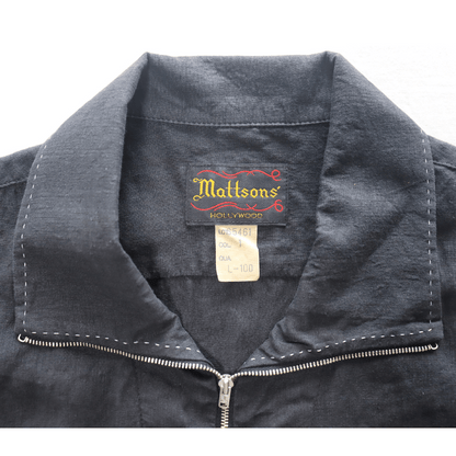 MATTSONS マットソンズ HAND STITTCH ZIP-UP PULL OVER SHIRTS 65461 ハンドステッチ ジップアッププルオーバーシャツ リネン100%