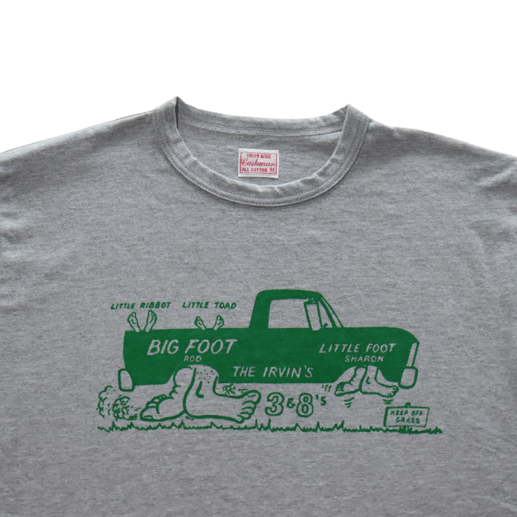 CUSHMAN クッシュマン 26868 Print T  "BIG FOOT"  プリントT